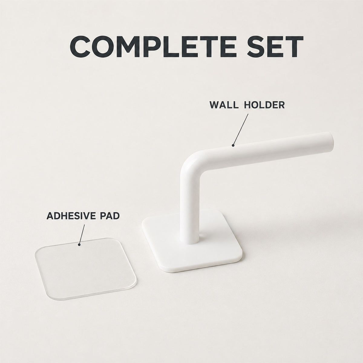 Self Adhesive Wall Hook for Bathroom Drill Free Towel Hook (1 Pc)