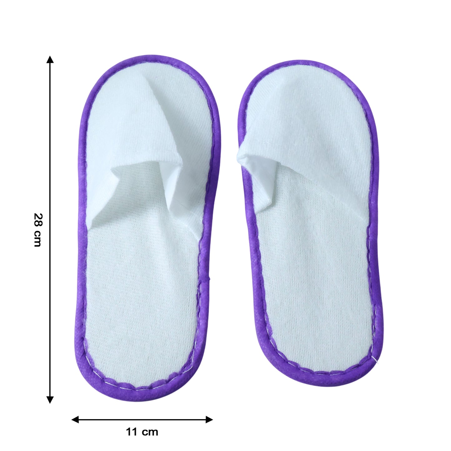 Hotel & Spa Soft Slippers ( 28 × 11 Cm, 1 Pair)