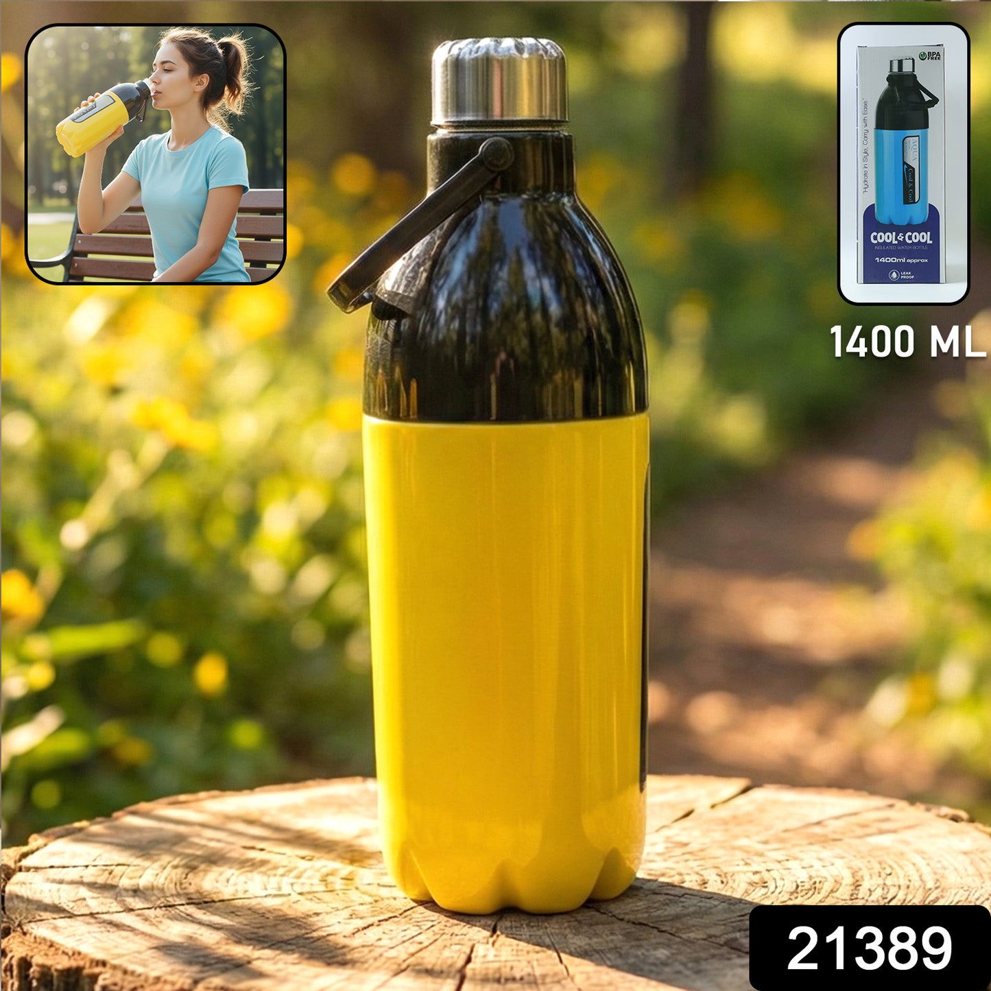 Leakproof 1400ml water bottle
