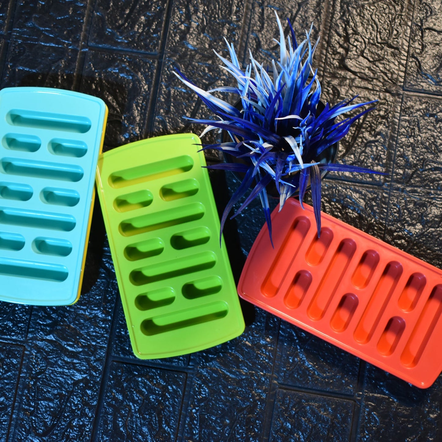 Top view of ice trays