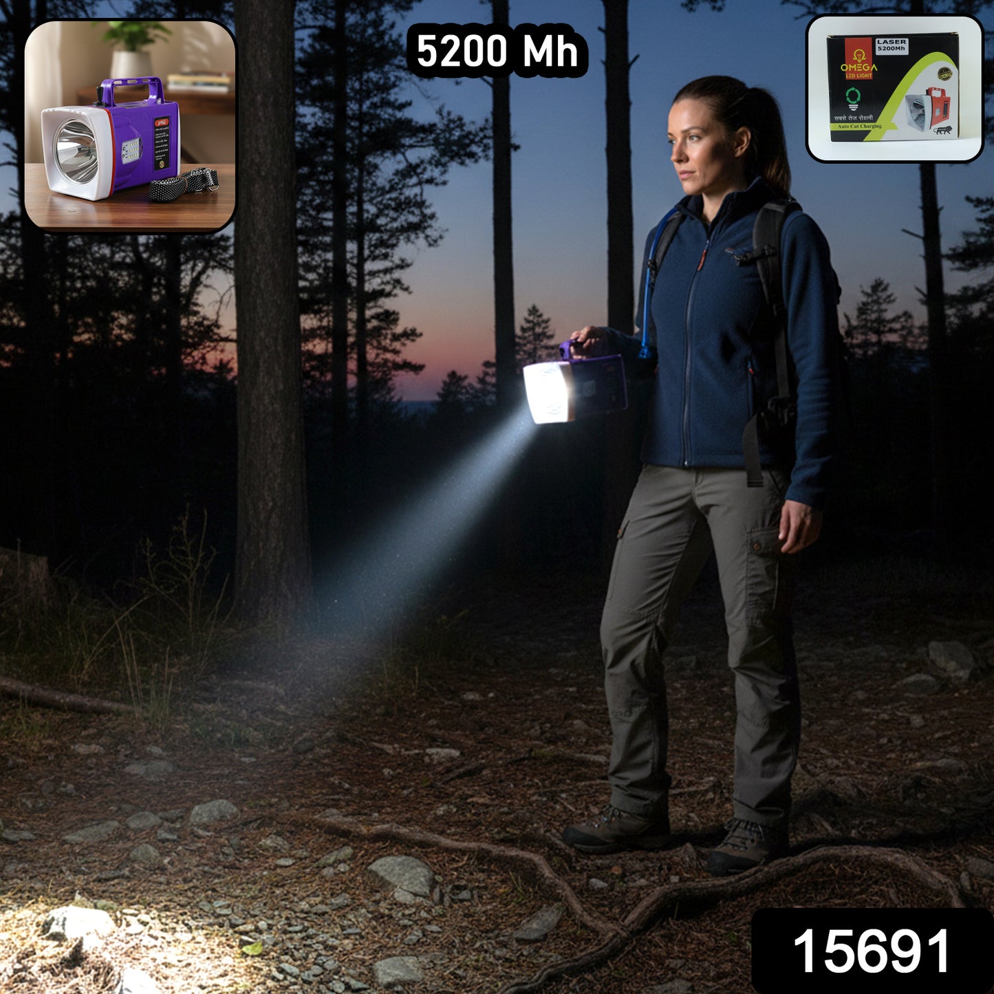 high power omega led flashlight rechargeable torch
