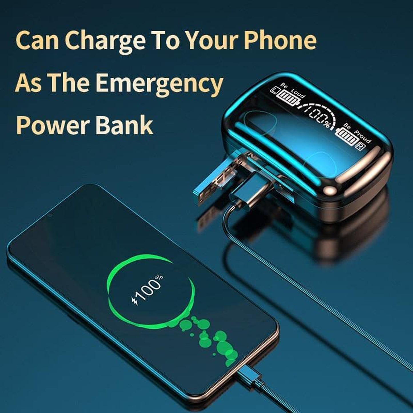 नवीनतम वायरलेस इन-ईयर ईयरबड्स ब्लूटूथ 5.0 हेडफ़ोन मिनी स्टीरियो ईयरबड्स स्पोर्ट हेडसेट बास साउंड बिल्ट-इन माइक फ़ोन M10 TWS (ईयर बड्स, एयरपॉड्स, हेडफ़ोन)