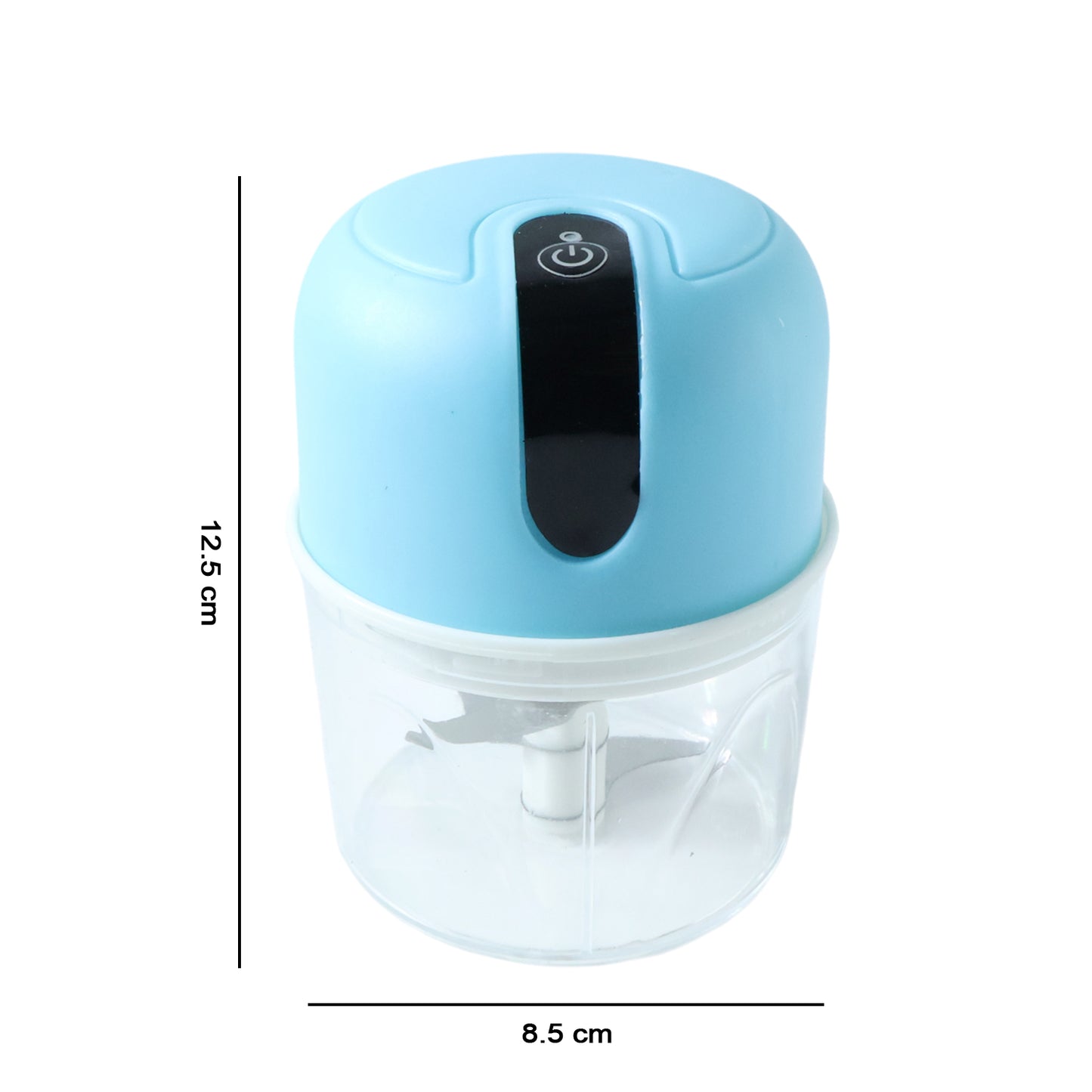 Wireless USB Rechargeable Mini Electric Garlic Machine / Chopper 3 Blades (300Ml)