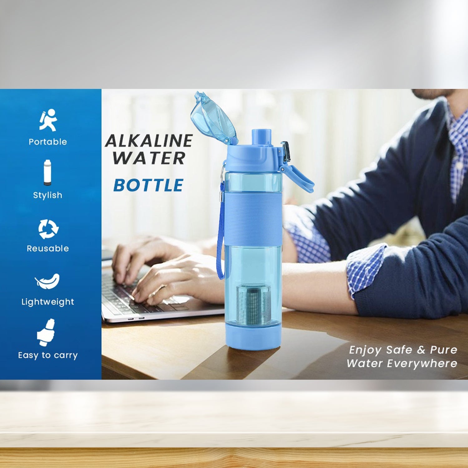Personalized Alkaline Water Bottle