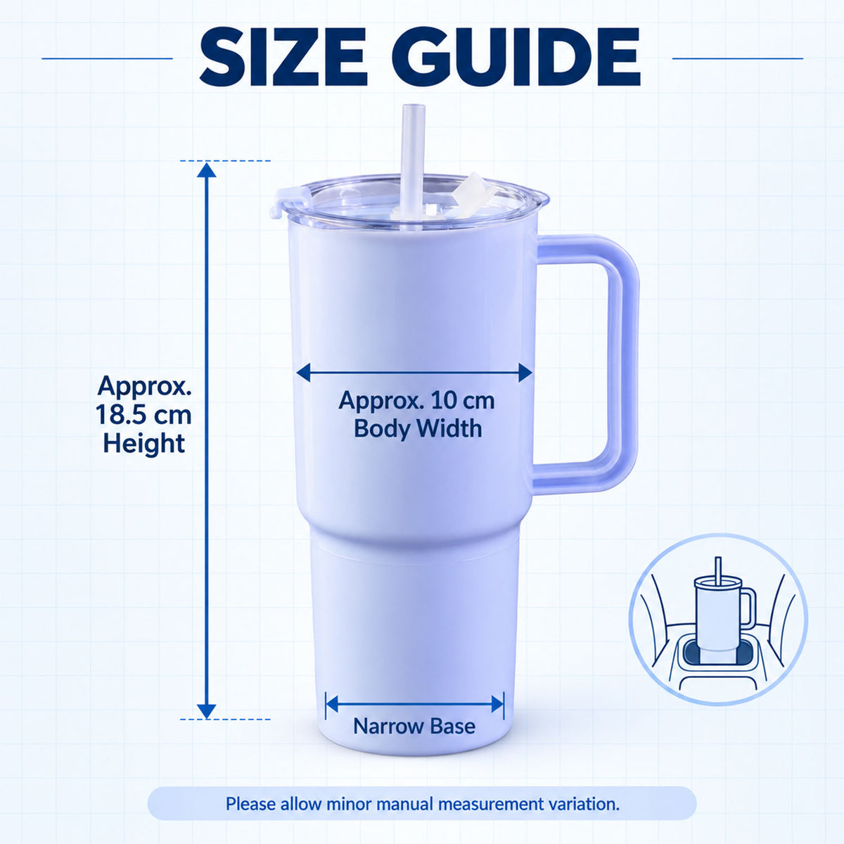 Tumbler size 750ml