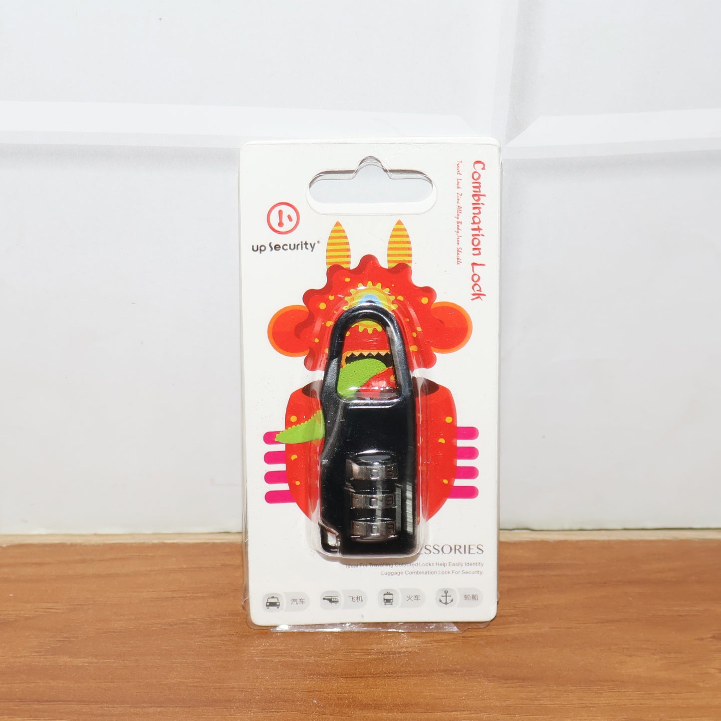 Secure 3-Digit Combination Travel Lock (1 Pc)