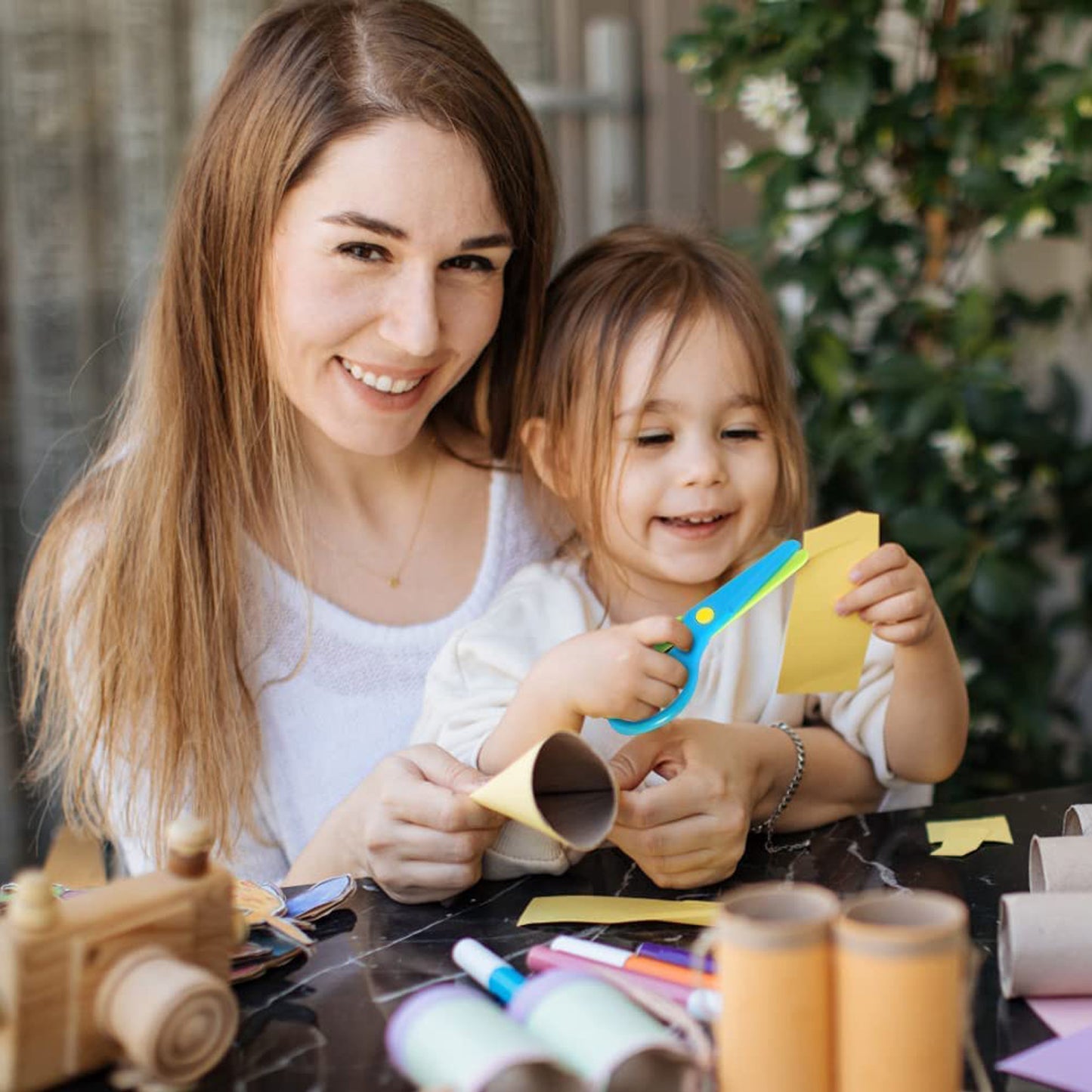 Child-Safe Plastic Safety Scissors for Kids (1 Pc)