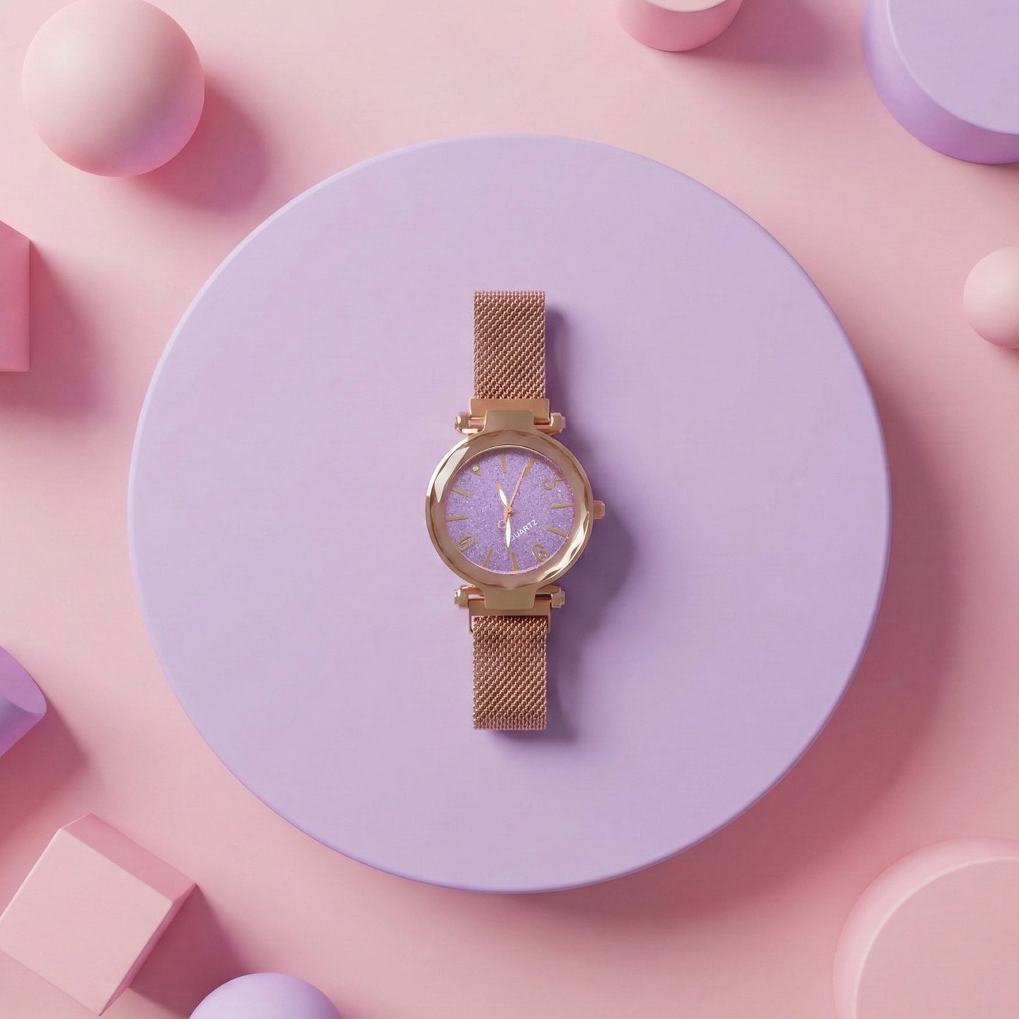 Elegant Ladies Wrist Watch with Stylish Dial and Premium Gift Box