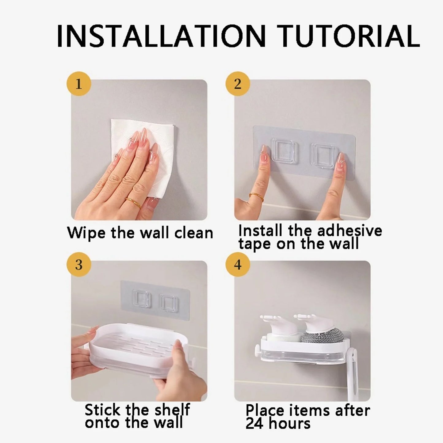 Multi-Function Wall Mounted Cleaning Combo Set (1 Set)