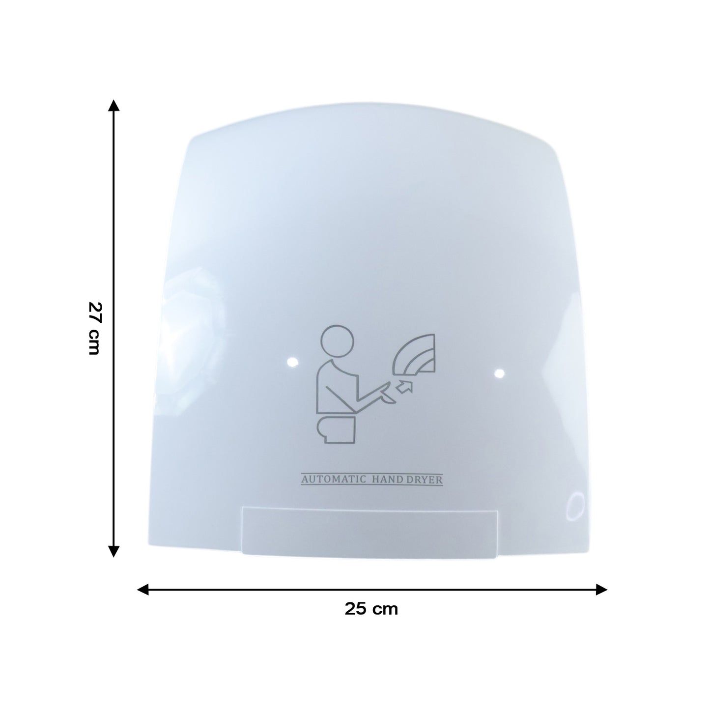 Commercial use wall mounted sensor hand dryer