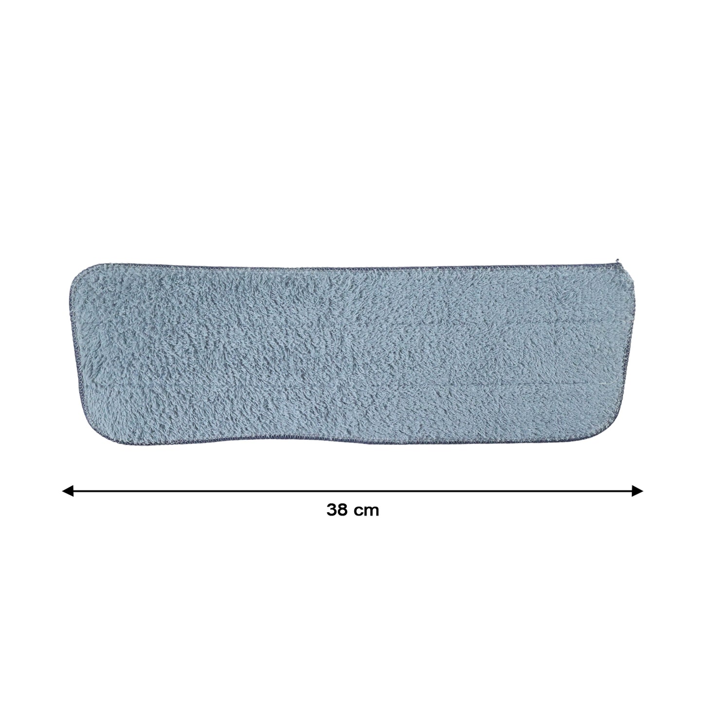 Microfiber Flat Mop Replacement Pad (1 Pc, 38x12Cm)