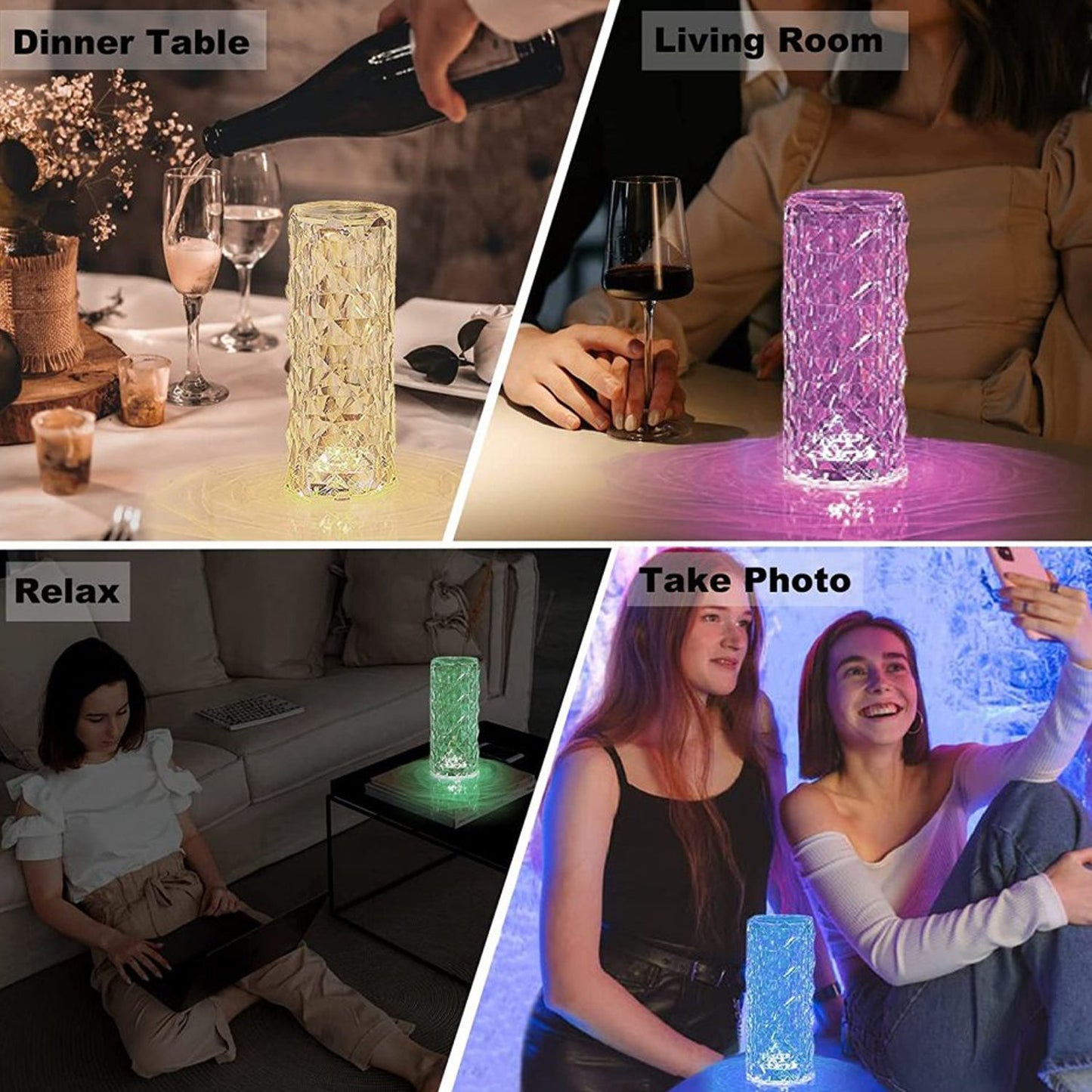Crystal Touch Lamp