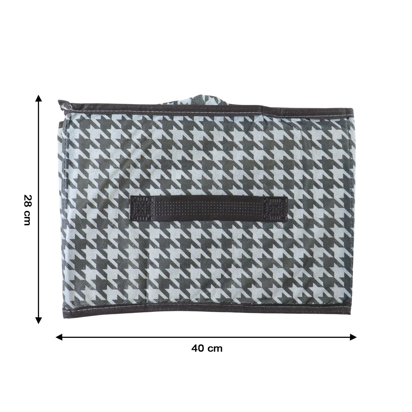 Foldable Fabric Storage Basket Organizer Box (1 Pc, 40x28Cm)