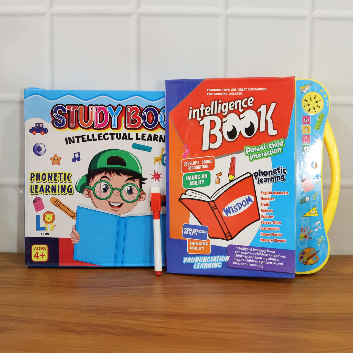 Musical Learning Study Book with Numbers, Letters