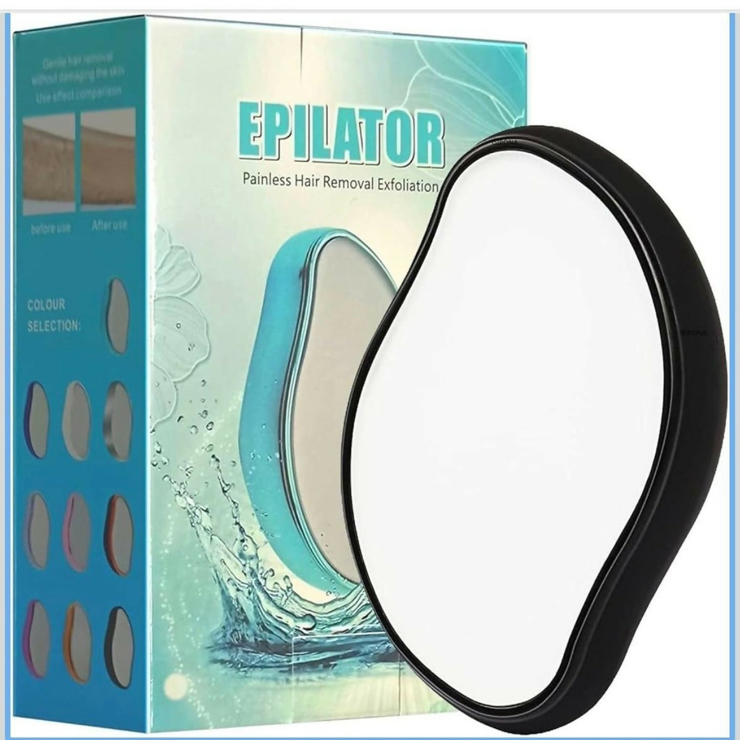 Crystal Hair Eraser for Painless Hair Removal & Skin Exfoliation Tool (ANY COLOR)