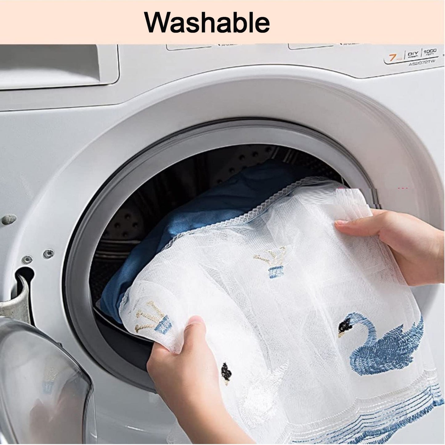 Dust cover used during AC cleaning to prevent mess