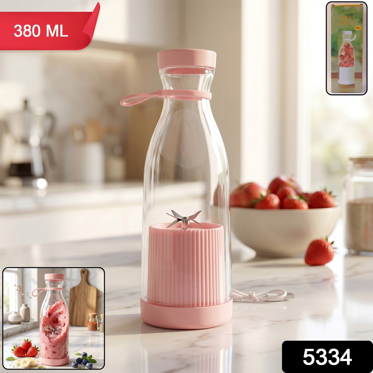 Mini Smoothie Maker bottle with USB charging