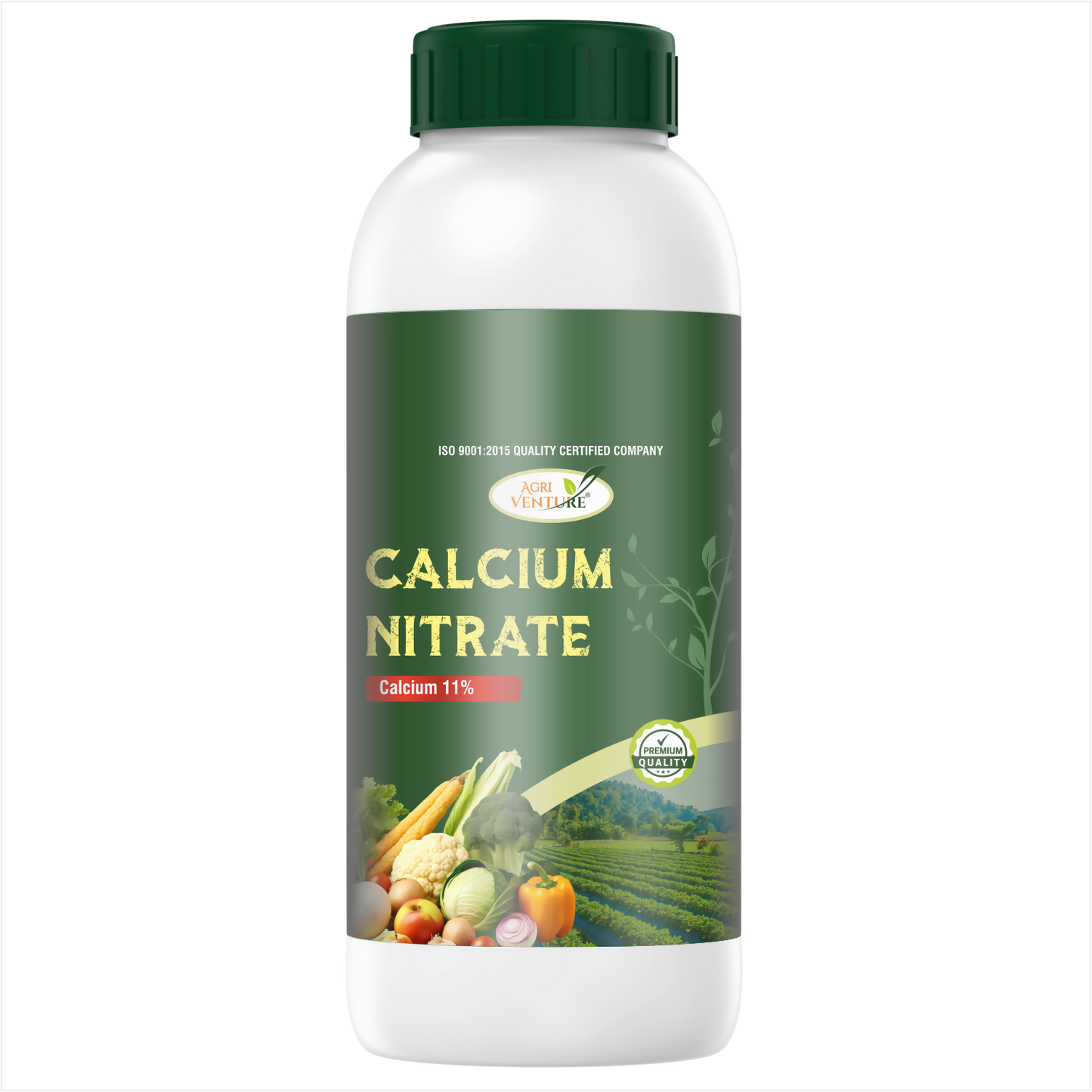 Agricultural use of Calcium Nitrate spray for healthy crop leaves and fruit setting