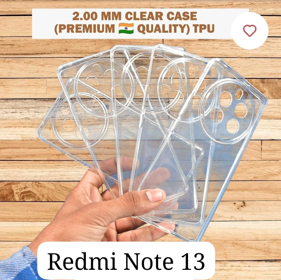 रेडमी के लिए क्लियर टीपीयू सॉफ्ट केस