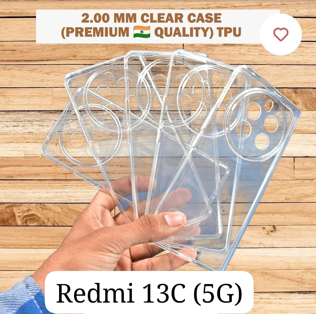 रेडमी के लिए क्लियर टीपीयू सॉफ्ट केस
