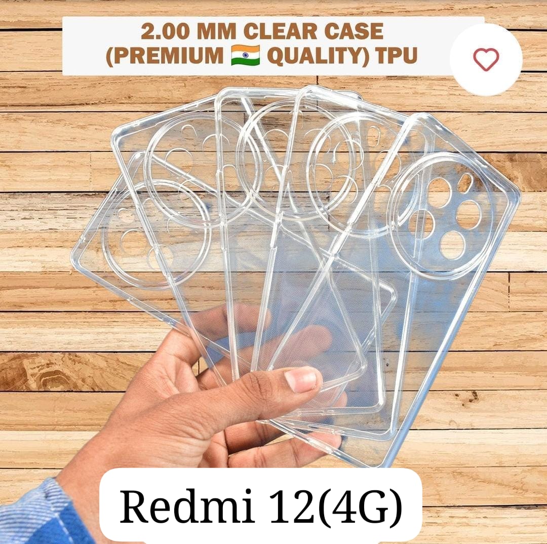 रेडमी के लिए क्लियर टीपीयू सॉफ्ट केस