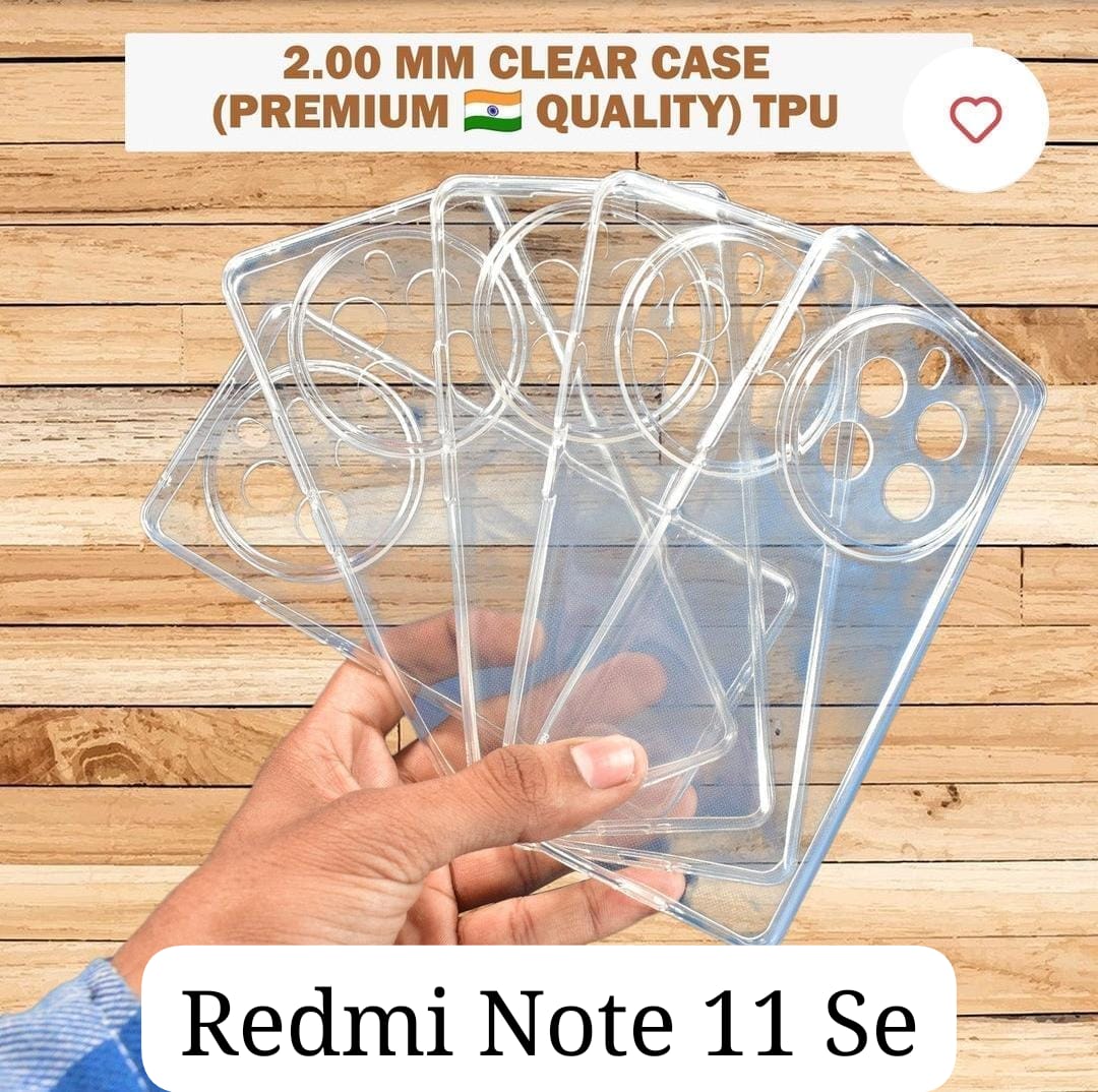 रेडमी के लिए क्लियर टीपीयू सॉफ्ट केस