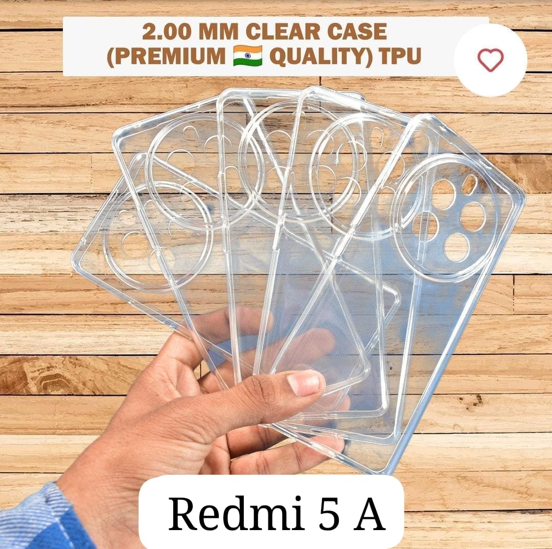 रेडमी के लिए क्लियर टीपीयू सॉफ्ट केस