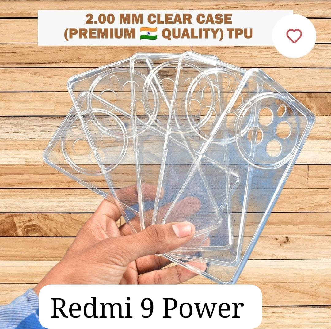 रेडमी के लिए क्लियर टीपीयू सॉफ्ट केस