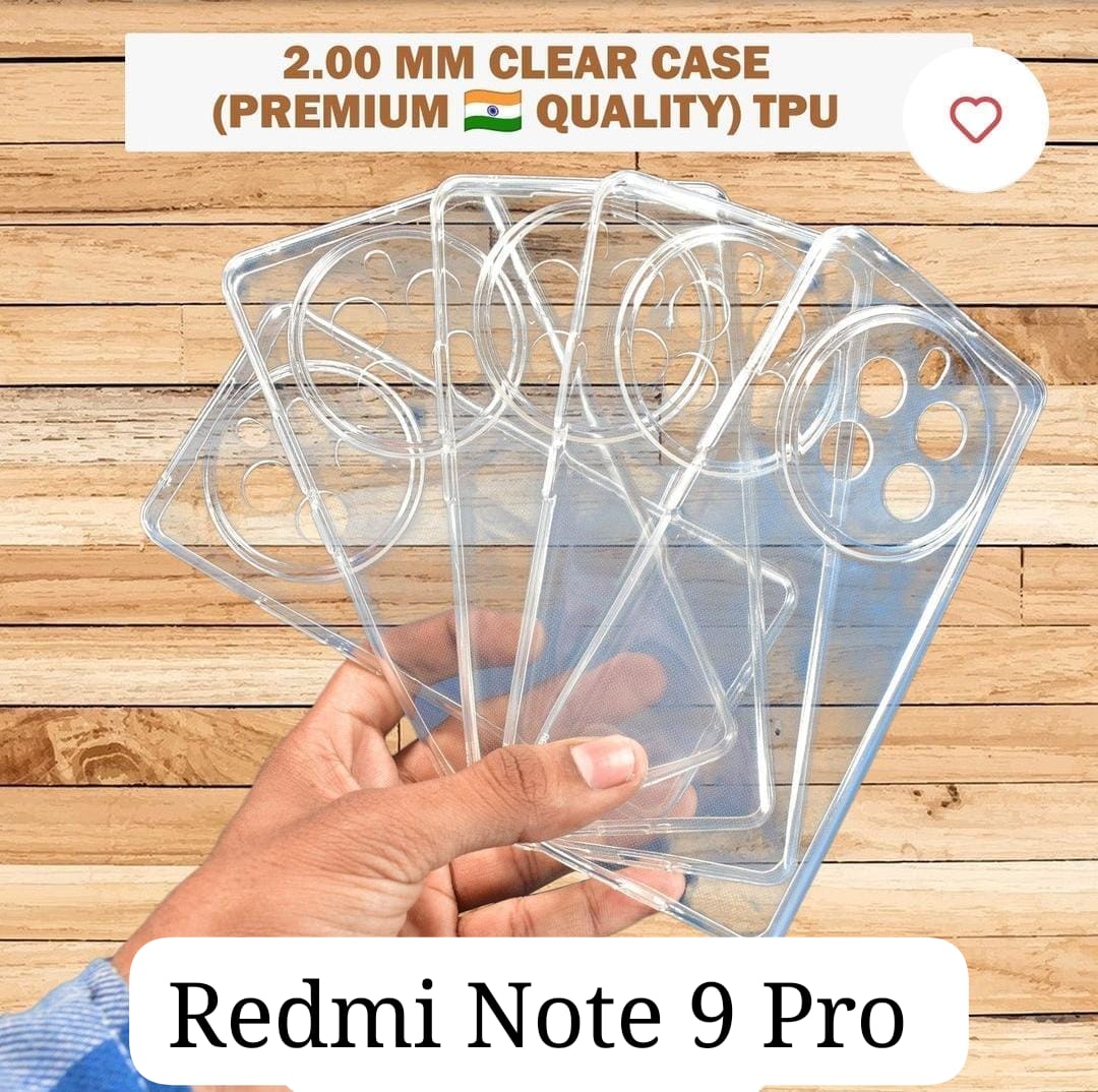 रेडमी के लिए क्लियर टीपीयू सॉफ्ट केस