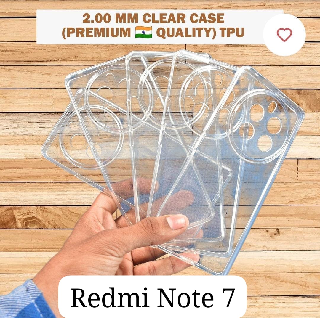 रेडमी के लिए क्लियर टीपीयू सॉफ्ट केस