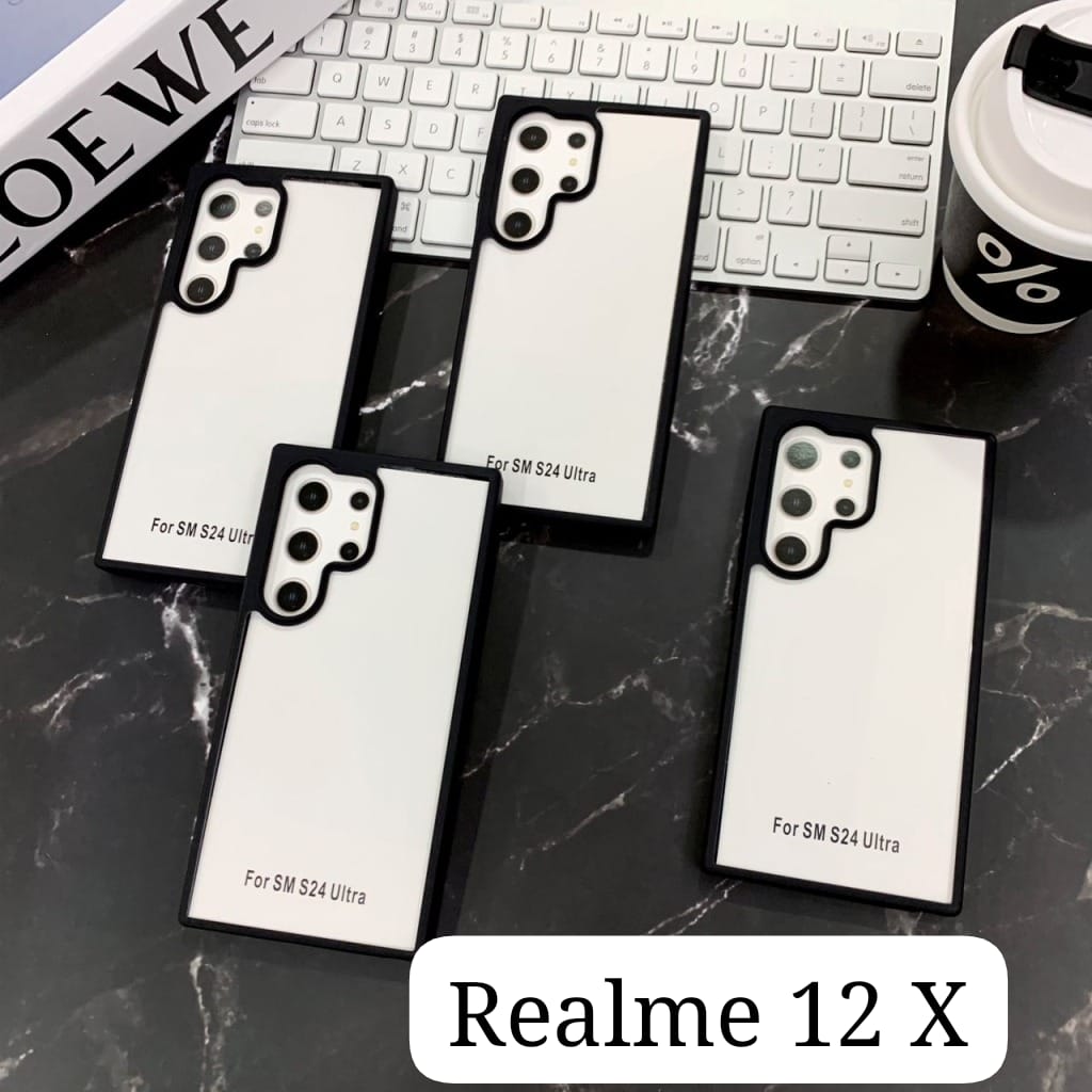 Realme के लिए कठोर सुरक्षा वाला स्पष्ट हार्ड केस