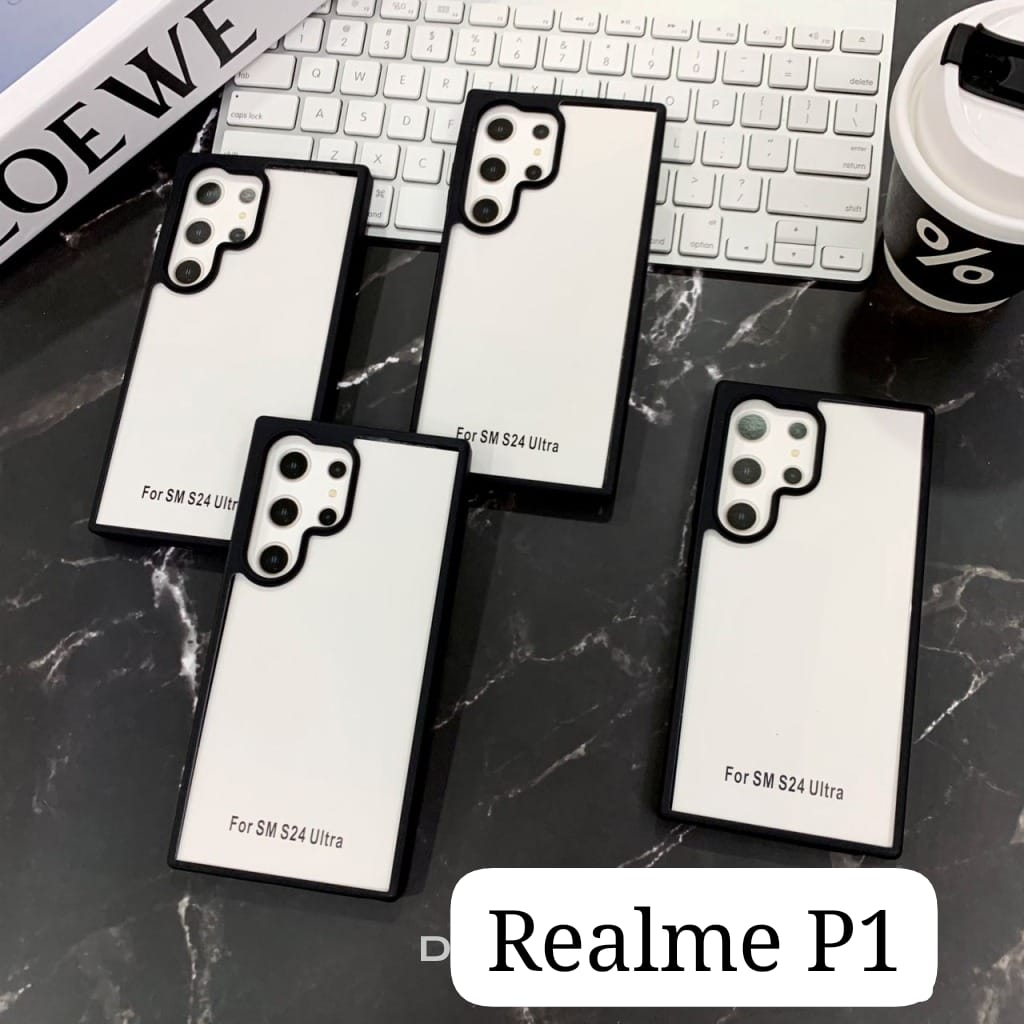 Realme के लिए कठोर सुरक्षा वाला स्पष्ट हार्ड केस