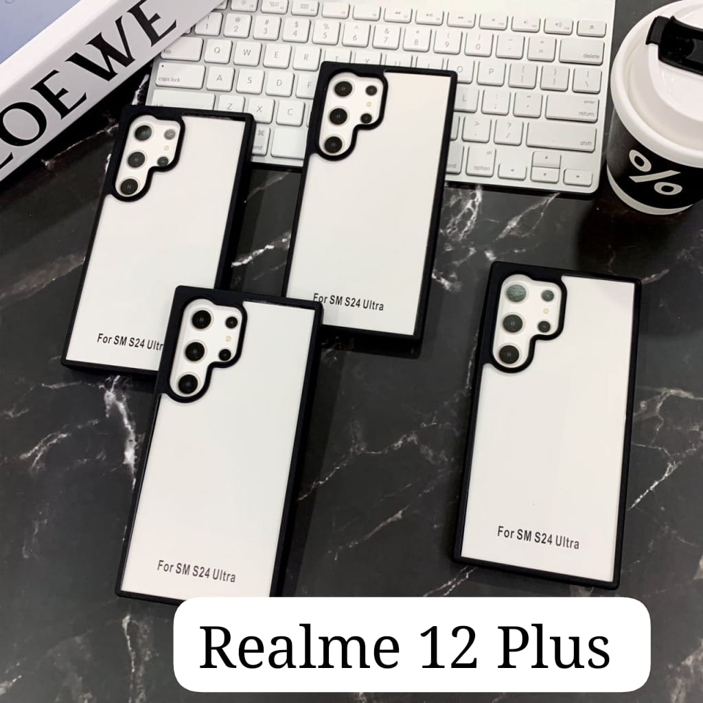 Realme के लिए कठोर सुरक्षा वाला स्पष्ट हार्ड केस