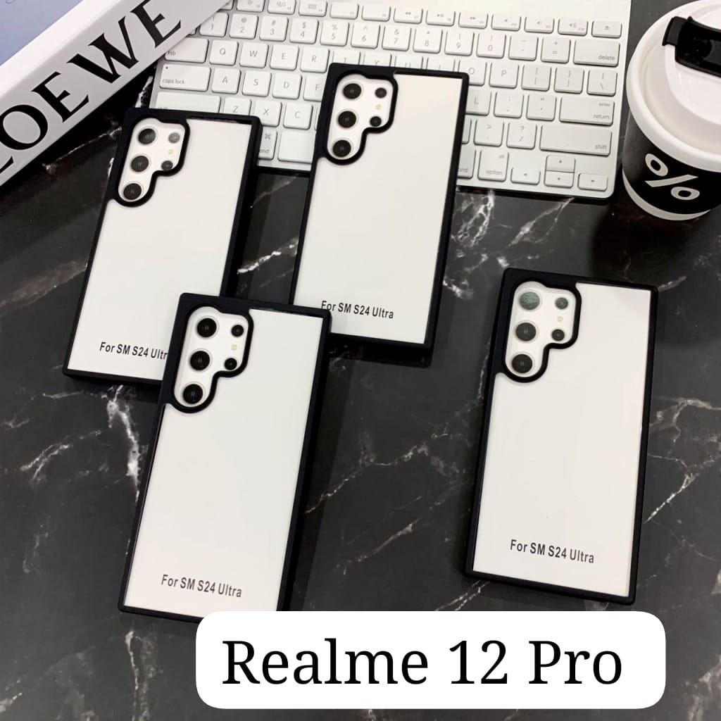Realme के लिए कठोर सुरक्षा वाला स्पष्ट हार्ड केस