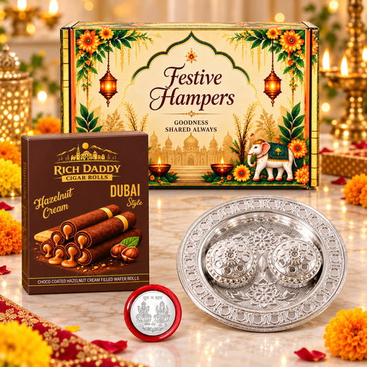 Round Kumkum Dish Wafer Gift Hamper