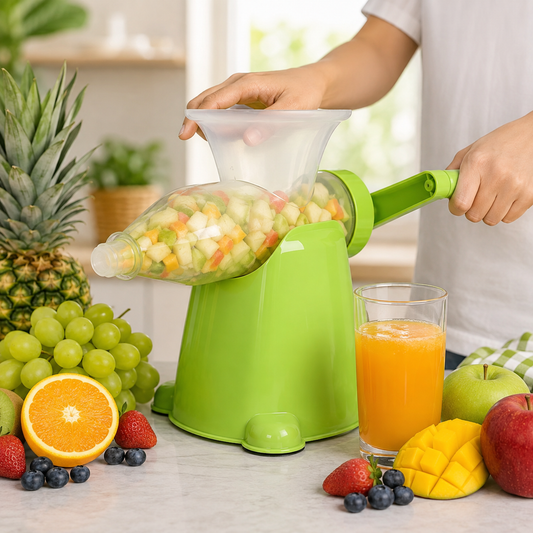 Manual Plastic Juicer – Easy, Compact & Durable for Fresh Juices