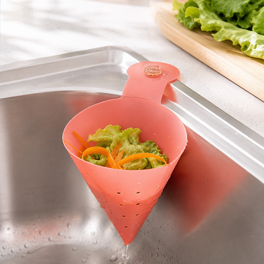 Hanging Sink Corner Strainer – Space-Saving Kitchen Organizer
