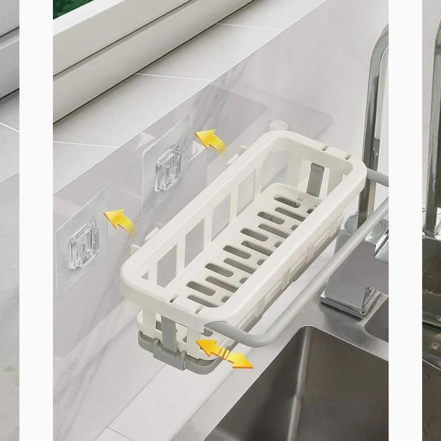 Multipurpose Hanging Drain Rack & Sponge Holder for Kitchen Sink