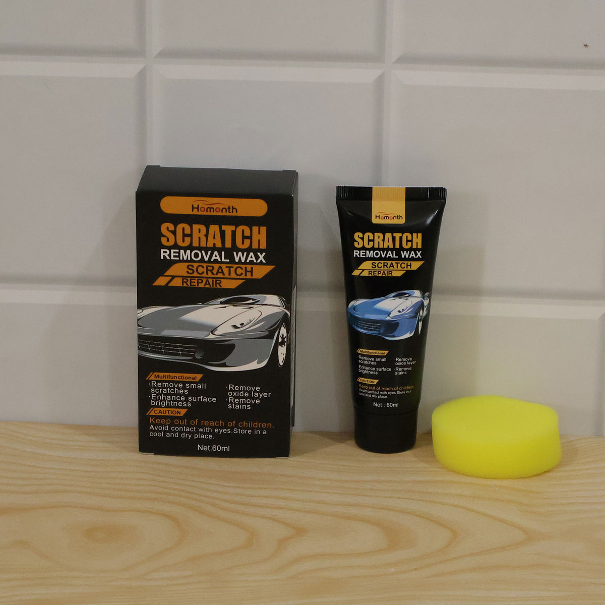 Car Scratch Removal Wax for various vehicle types like cars and motorcycles.
