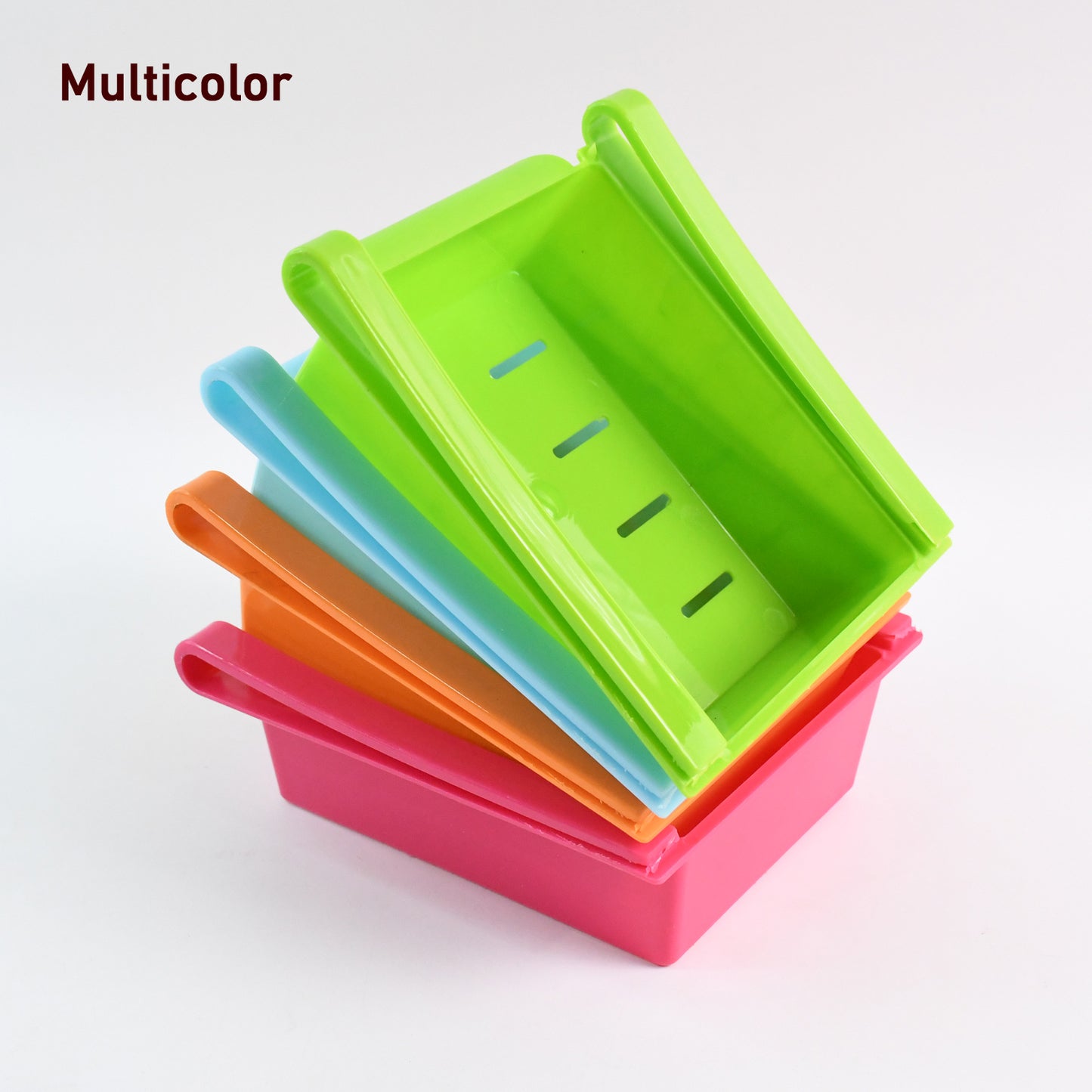 Adjustable Refrigerator Storage Organizer Drawers (4 Pc)