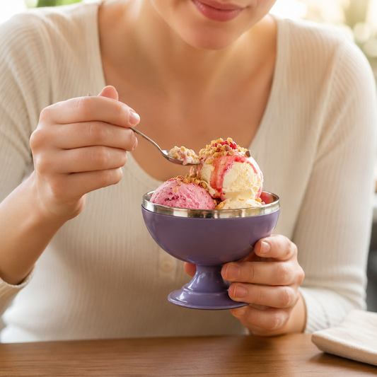 Stainless Steel Dessert Bowl Set – Elegant & Durable Serving Cups