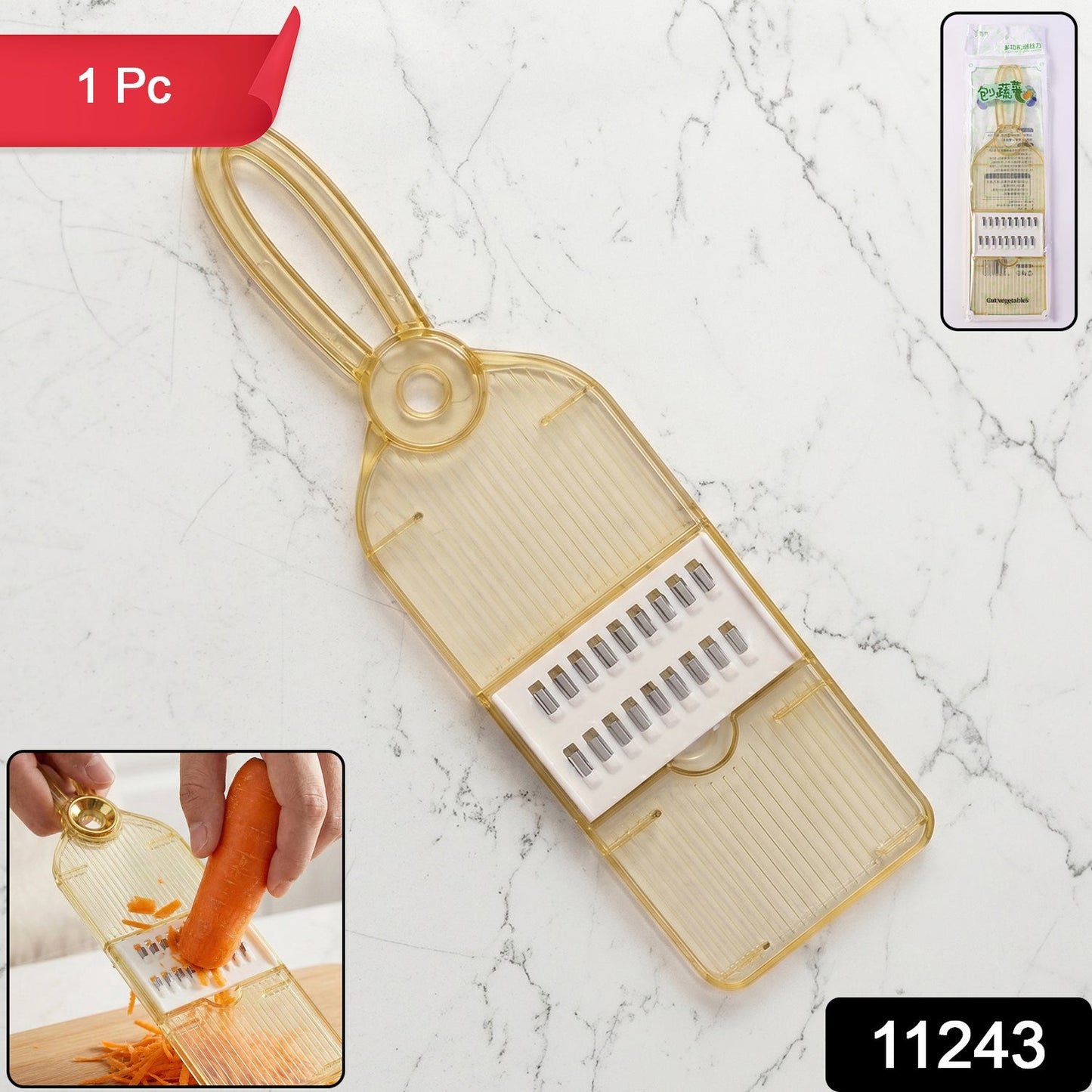 Handheld Vegetable Cutter and Slicer Multipurpose Veggie Chopper for Kitchen (1 Pc)