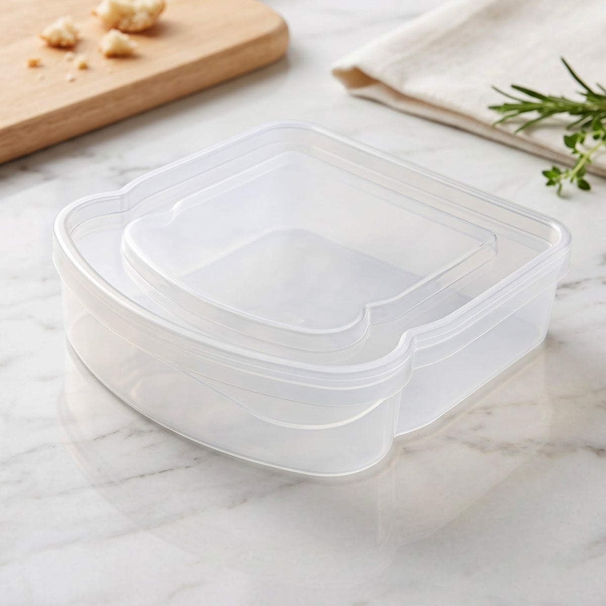 Portable sandwich storage box product view