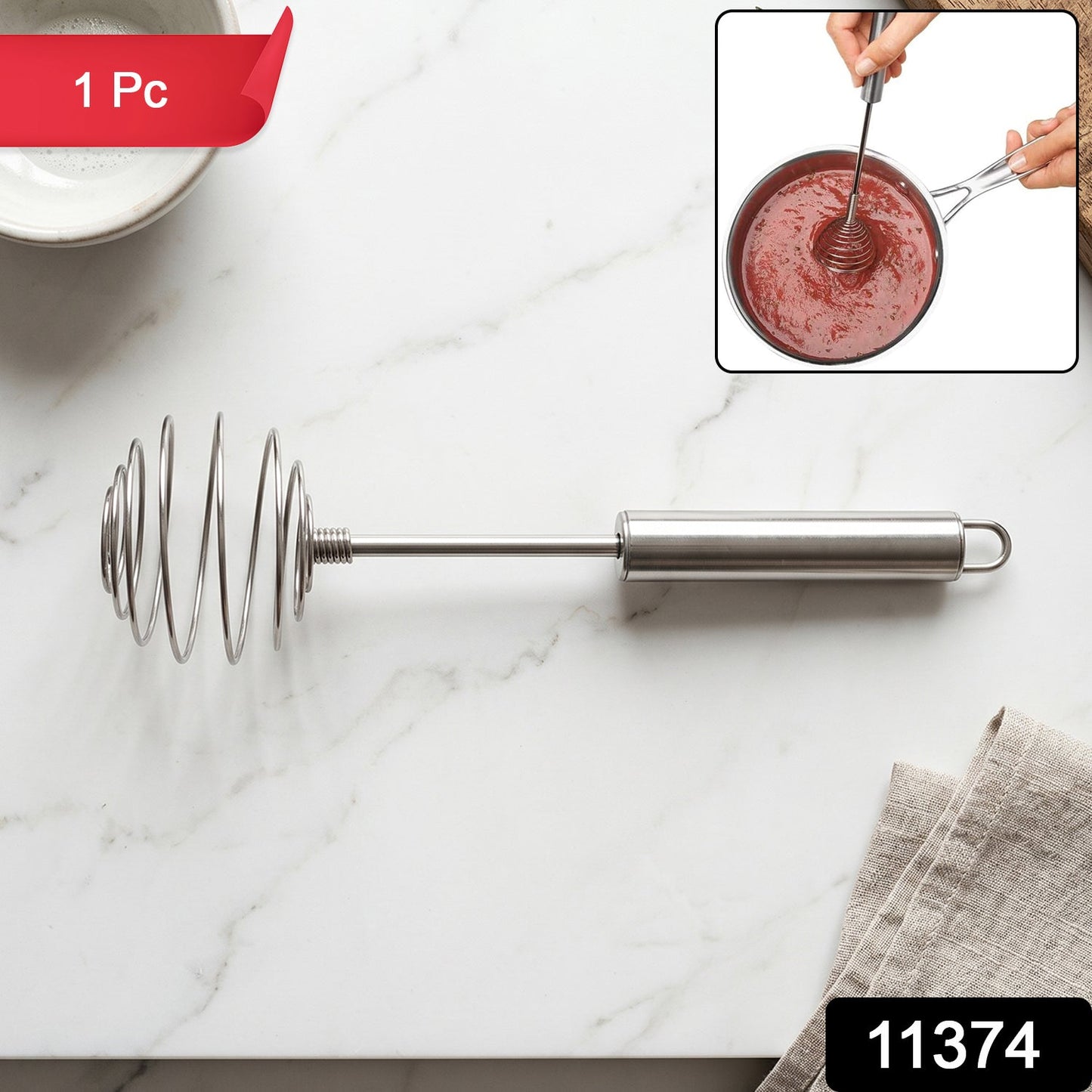 Spring whisk egg beater pack