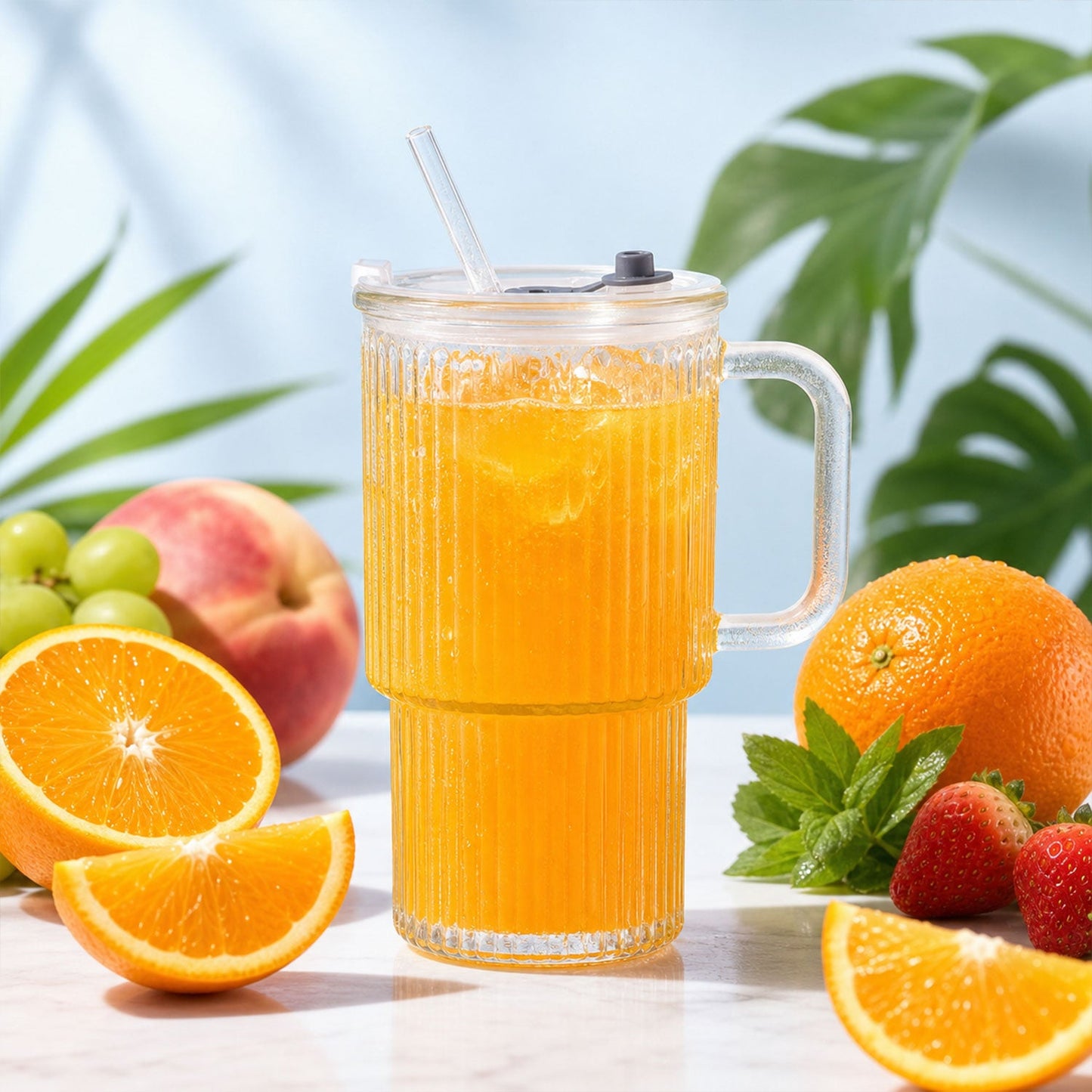 Tumbler cold beverages juice