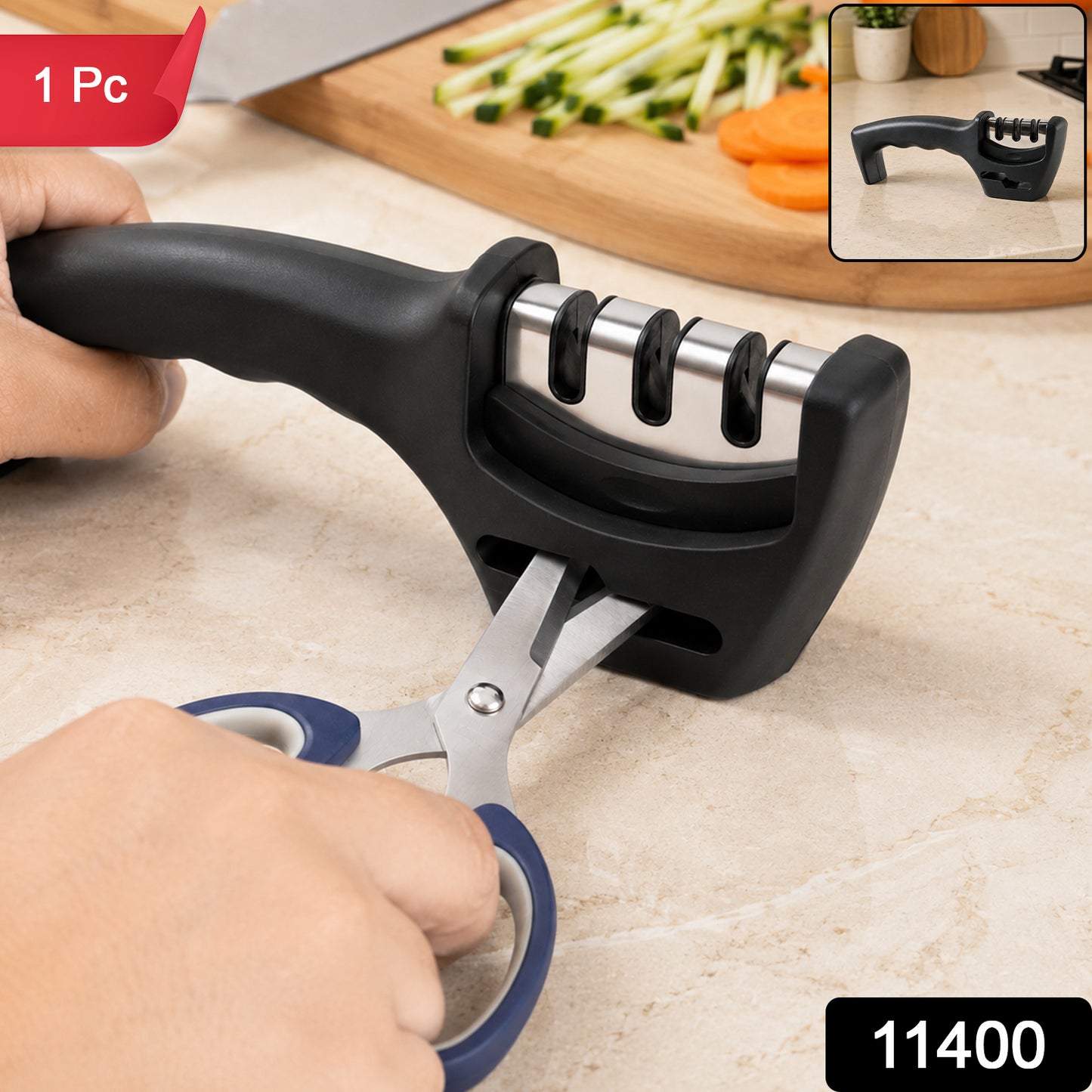11400 three stage manual knife sharpener SKU image