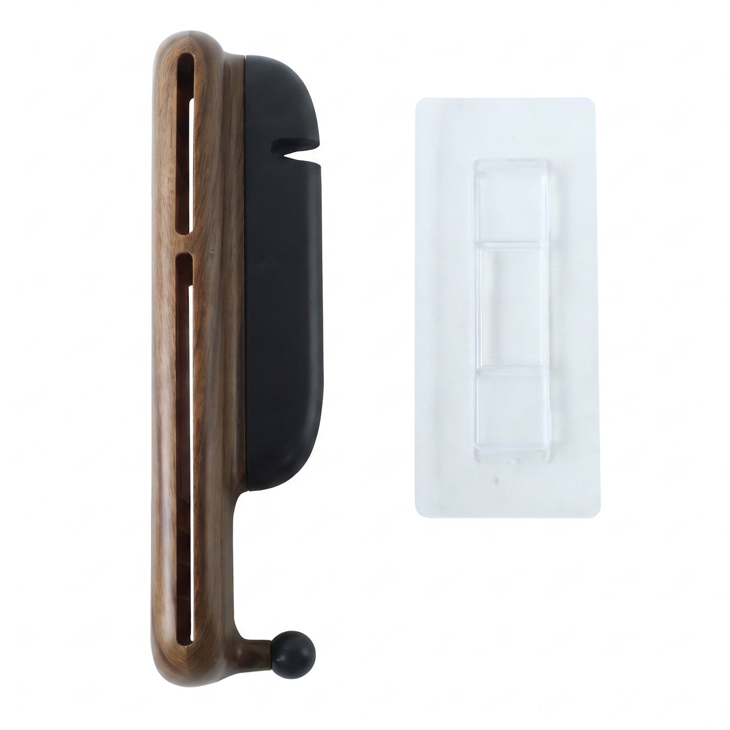 Wall mounted knife holder on white background