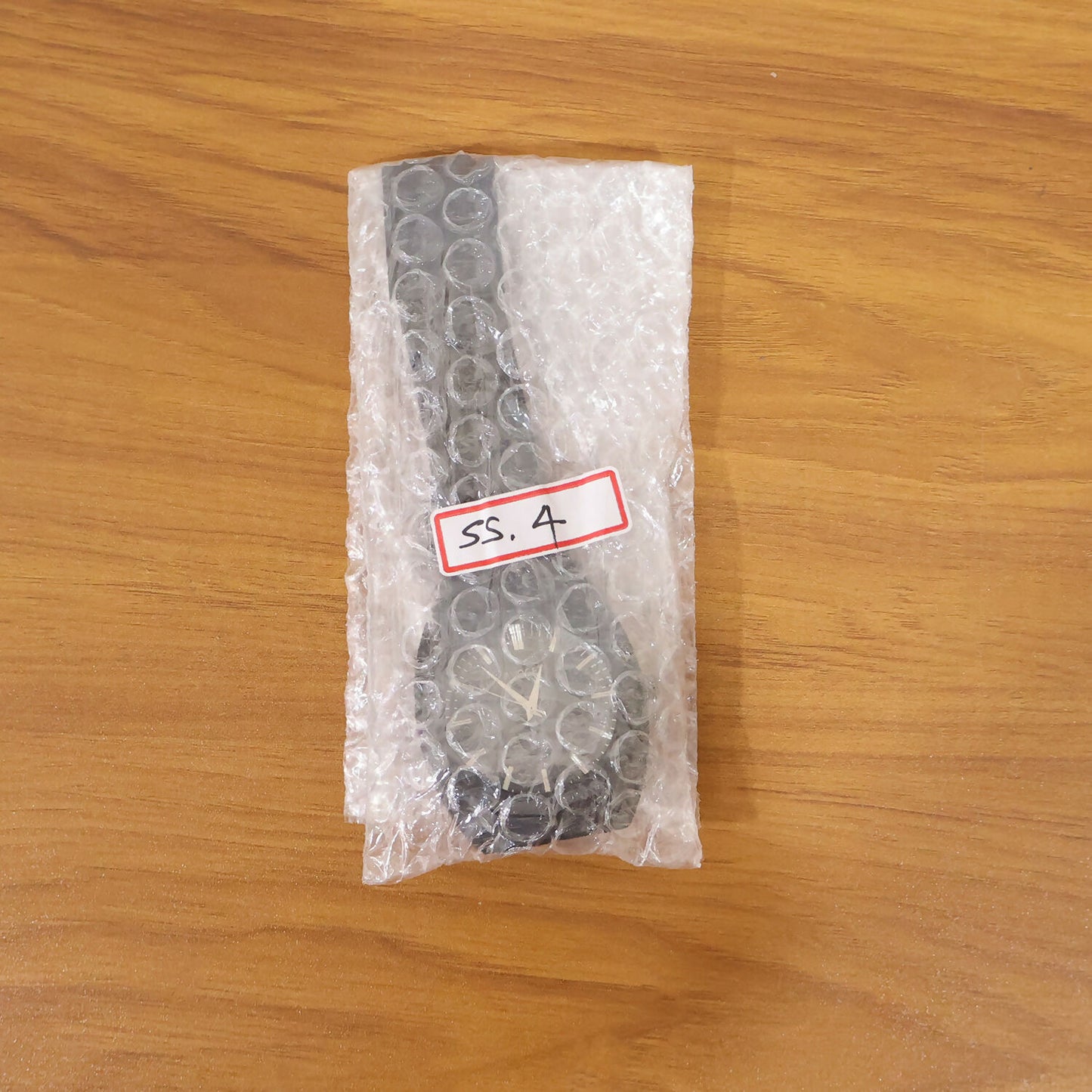 Luxury Matte Black Analog Watch with Geometric Dial Design & Metal Strap