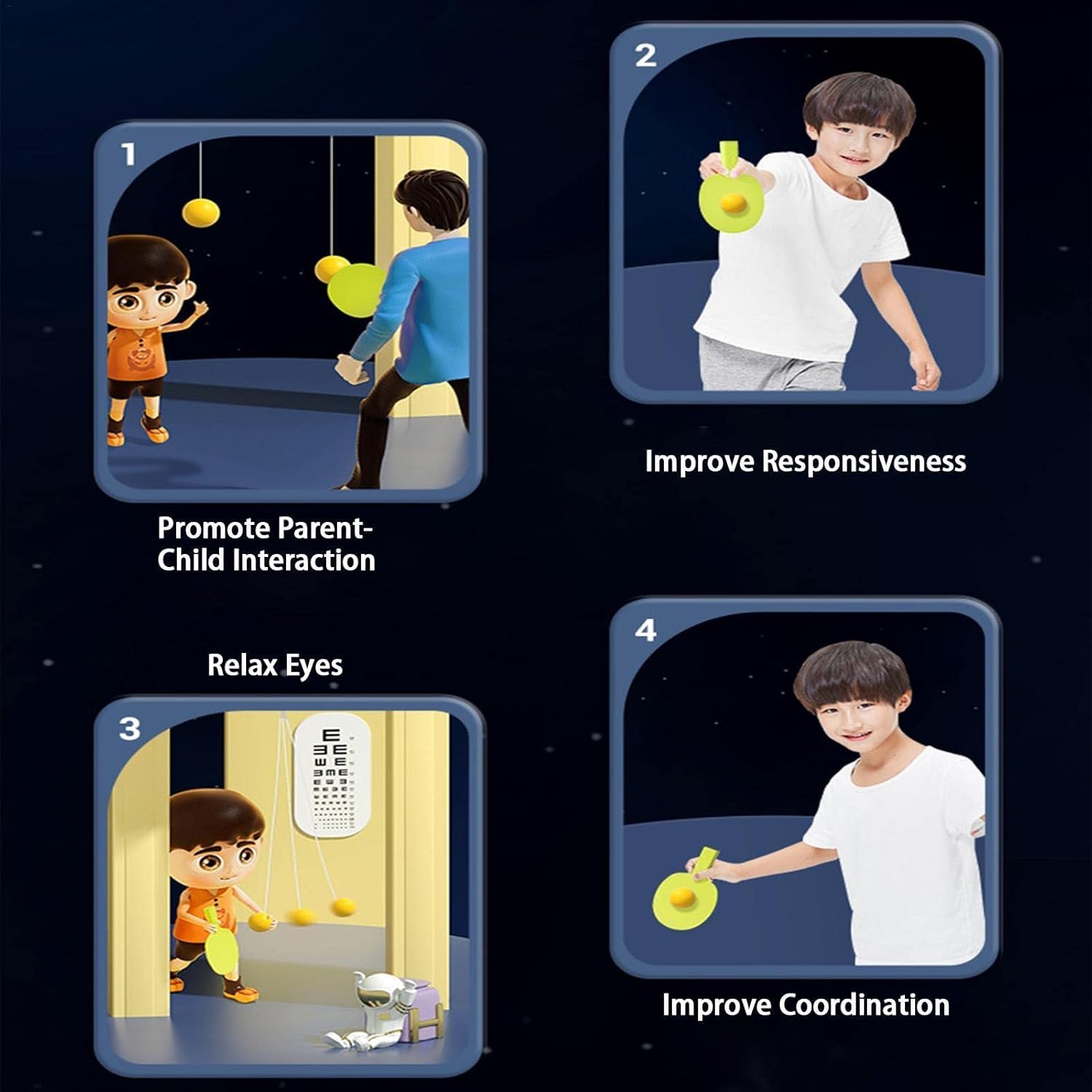 पोर्टेबल इनडोर हैंगिंग टेबल टेनिस पांच बॉल के साथ, टेबल टेनिस सेल्फ ट्रेनिंग सेट