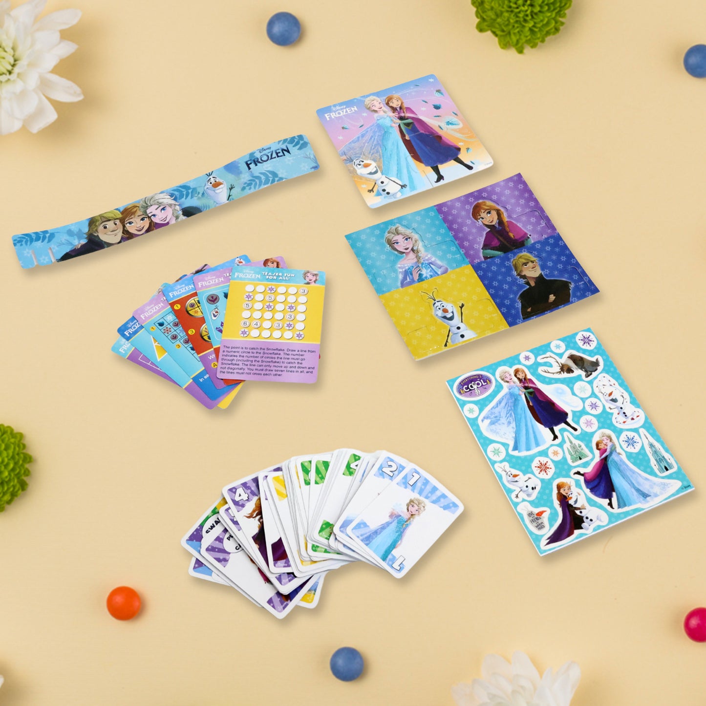 Children playing with Disney Frozen Board Game & Activity Set